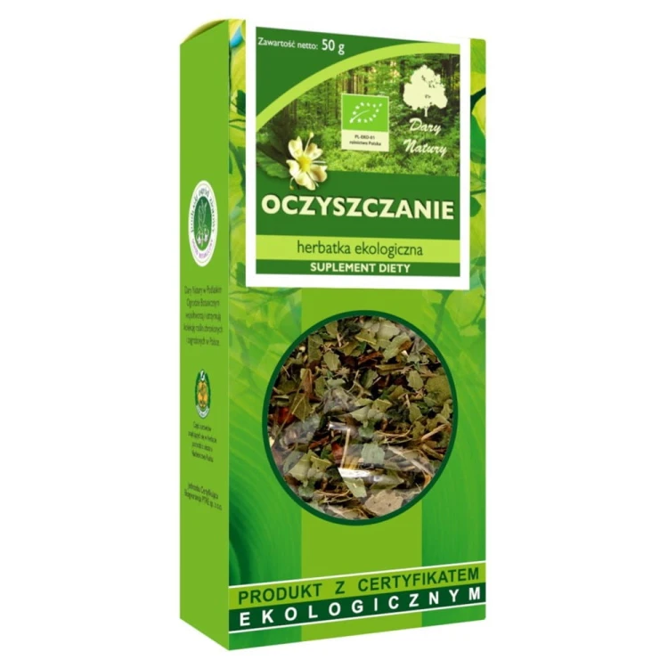 HERBATKA OCZYSZCZENIE BIO 50 g - DARY NATURY #1