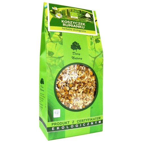 HERBATKA Z KOSZYCZKÓW RUMIANKU BIO 100 g - DARY NATURY #1
