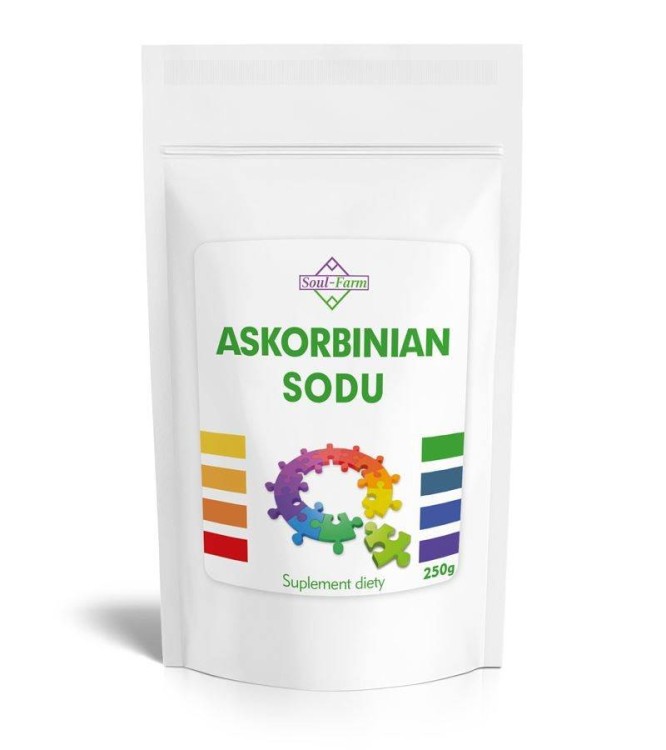 ASKORBINIAN SODU PROSZEK 250 g - SOUL FARM #1
