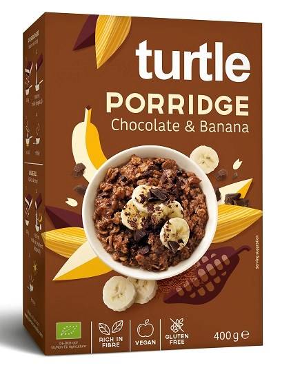 OWSIANKA CZEKOLADOWO - BANANOWA BEZGLUTENOWA BIO 400 g - TURTLE #1