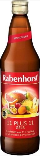 SOK WIELOOWOCOWY (ŻÓŁTY) MULTIWITAMINA 11 PLUS 11 NFC 750 ml - RABENHORST #1