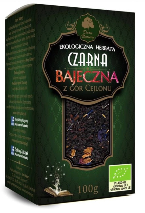 HERBATA CZARNA BAJECZNA BIO 100 g - DARY NATURY #1