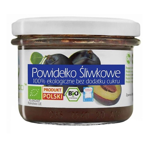 POWIDEŁKO ŚLIWKOWE BEZ DODATKU CUKRU 180 g - BIO FOOD #1