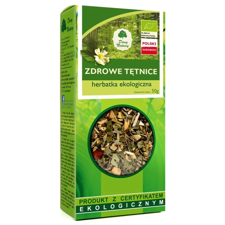 HERBATKA ZDROWE TĘTNICE BIO 50 g - DARY NATURY #1