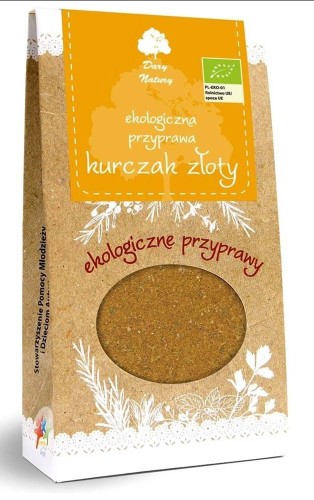 PRZYPRAWA ZŁOTY KURCZAK BIO 60 g - DARY NATURY #1