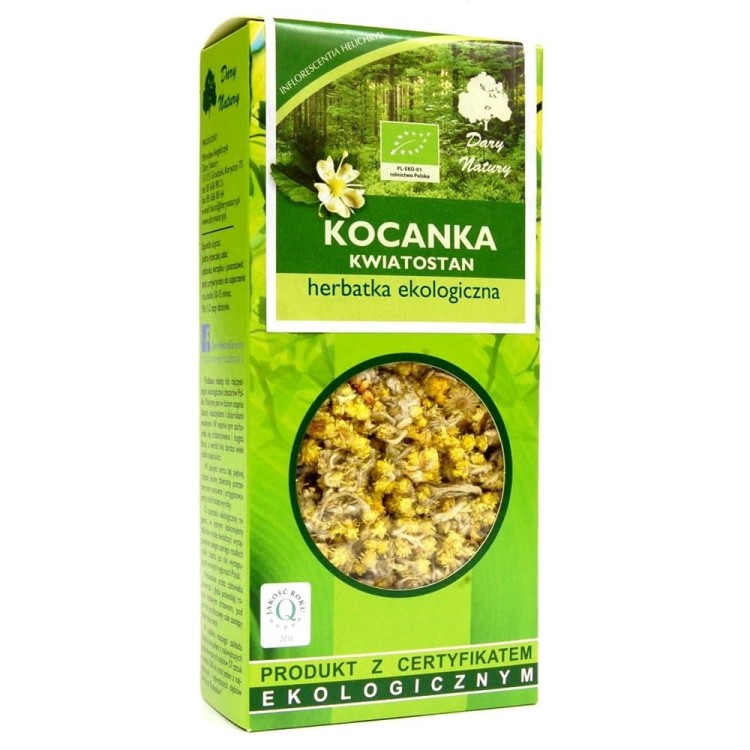 HERBATKA Z KWIATOSTANU KOCANKI BIO 25 g - DARY NATURY #1