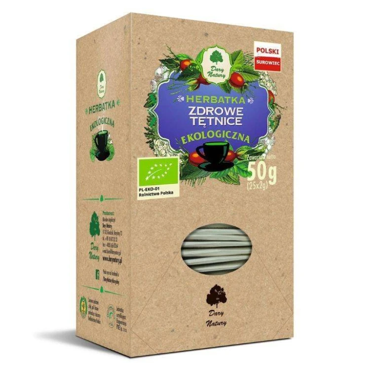 HERBATKA ZDROWE TĘTNICE BIO (25 x 2 g) 50 g - DARY NATURY #1