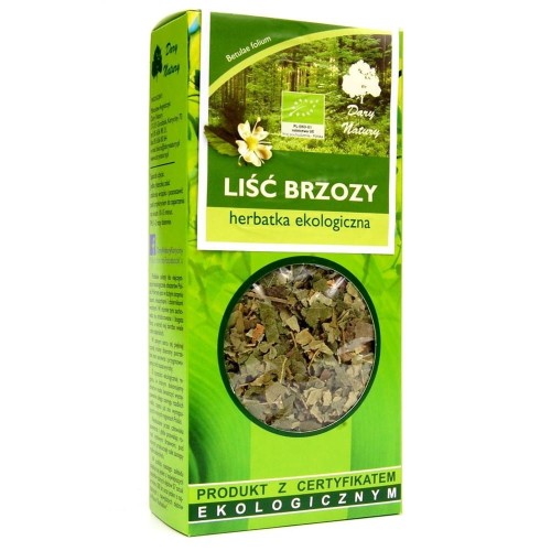 HERBATKA LIŚĆ BRZOZY BIO 50 g - DARY NATURY #1