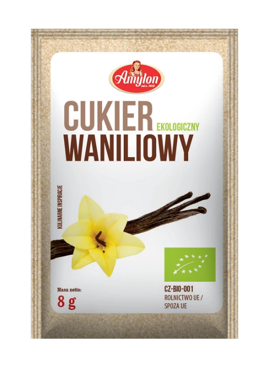 CUKIER WANILIOWY BIO 8 g - AMYLON #1