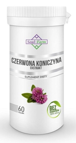 CZERWONA KONICZYNA EKSTRAKT 60 KAPSUŁEK (300 mg) - SOUL FARM #1