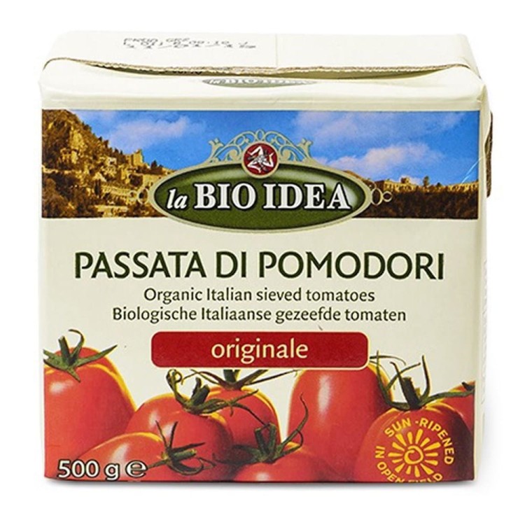 PRZECIER POMIDOROWY PASSATA BIO 500 ml (KARTON) - LA BIO IDEA #1