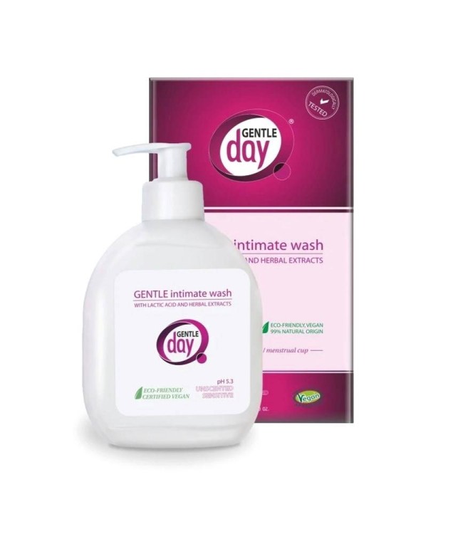 ŻEL DO HIGIENY INTYMNEJ Z KWASEM MLEKOWYM I EKSTRAKTAMI Z ZIÓŁ 250 ml - GENTLE DAY #1