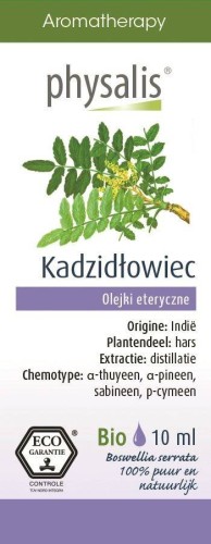 OLEJEK ETERYCZNY KADZIDŁOWIEC (WIEROOK) ECO 10 ml - PHYSALIS #1