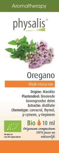 OLEJEK ETERYCZNY OREGANO (OREGANO) BIO 10 ml - PHYSALIS #1