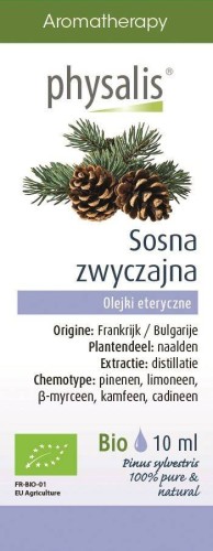 OLEJEK ETERYCZNY SOSNA ZWYCZAJNA (GROVE DEN) BIO 10 ml - PHYSALIS #1