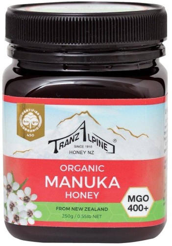 MIÓD MANUKA MGO 400+ BIO 250 g - TRANZALPINE #1