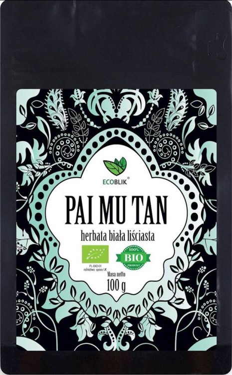 HERBATA BIAŁA LIŚCIASTA PAI MU TAN BIO 100 g – ECOBLIK #1