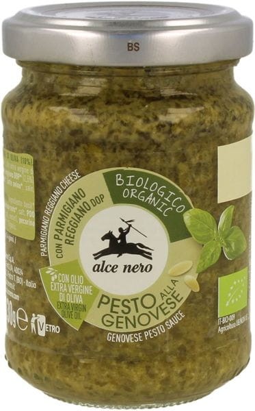 Pesto Genovese sos bazyliowy BIO 130g - Alce Nero #1
