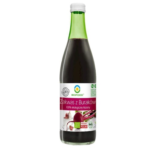 ZAKWAS Z BURAKÓW KISZONYCH BEZGLUTENOWY BIO 500 ml - BIO FOOD #1