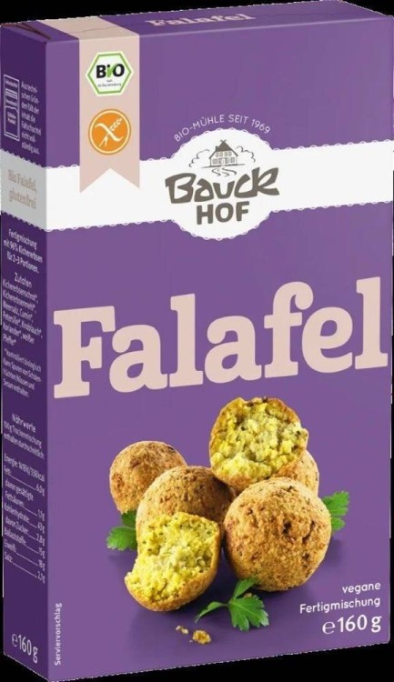 MIESZANKA NA FALAFEL BEZGLUTENOWA BIO 160 g - BAUCK HOF #1