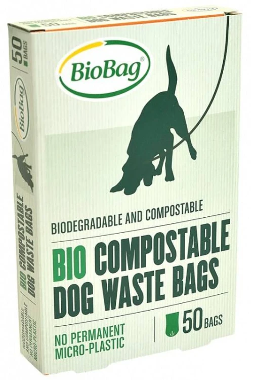 WORKI NA PSIE ODCHODY 50 szt. (KOMPOSTOWALNE I BIODEGRADOWALNE)  - BIOBAG #1