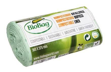 WORKI NA ODPADY BIO I ZMIESZANE 6 L 30 szt. (KOMPOSTOWALNE I BIODEGRADOWALNE) - BIOBAG #1