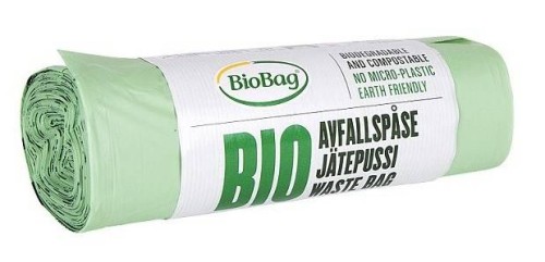 WORKI NA ODPADY BIO I ZMIESZANE 35 L 20 szt. (KOMPOSTOWALNE I BIODEGRADOWALNE)  - BIOBAG #1