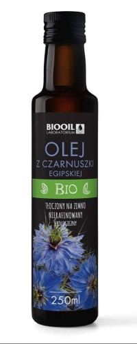 OLEJ Z CZARNUSZKI EGIPSKIEJ TŁOCZONY NA ZIMNO BIO 250 ml - BIOOIL #1