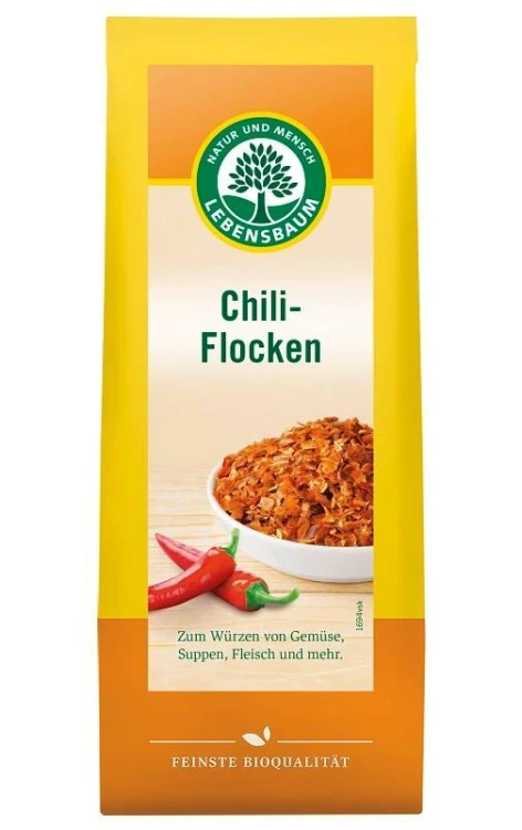 PŁATKI CHILI BIO 45 g - LEBENSBAUM #1