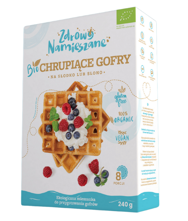 MIESZANKA NA GOFRY BEZGLUTENOWA BIO 240 g - ZDROWO NAMIESZANE #1