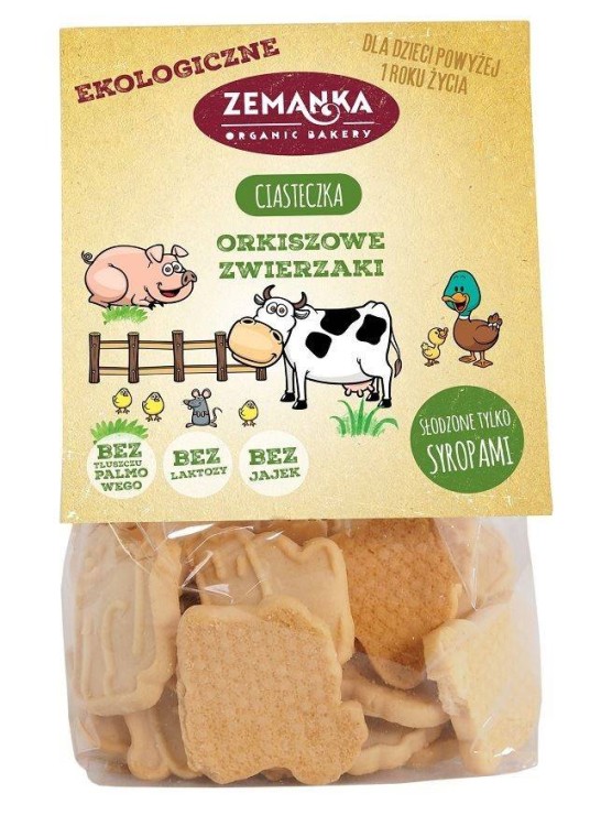 CIASTKA ORKISZOWE ZWIERZAKI BIO 100 g - ZEMANKA #1