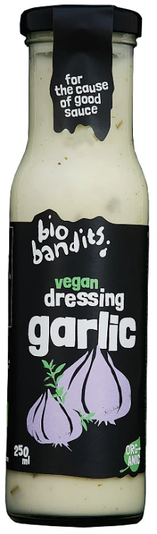 DRESSING WEGAŃSKI CZOSNKOWY BIO 250 ml - BIO BANDITS #1