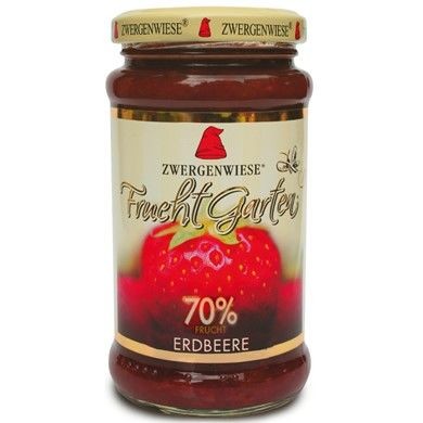 Mus truskawkowy (70% owoców) bezglutenowy BIO 225 g - Zwergenwiese #1