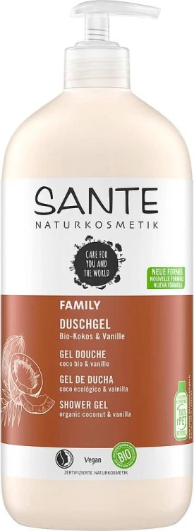 ŻEL POD PRYSZNIC KOKOS I WANILIA ECO 500 ml - SANTE #1