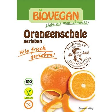 Skórka pomarańczy suszona sproszkowana bezglutenowa BIO 9g -  Biovegan #1