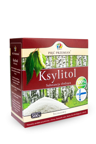 KSYLITOL 500 g (PUDEŁKO PAPIEROWE) - PIĘĆ PRZEMIAN (FINLANDIA) #1