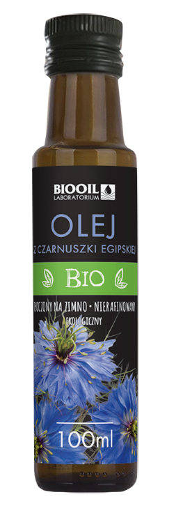 OLEJ Z CZARNUSZKI EGIPSKIEJ TŁOCZONY NA ZIMNO BIO 100 ml - BIOOIL #1