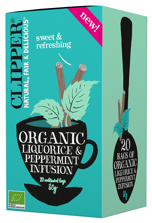 HERBATKA Z LUKRECJĄ I MIĘTĄ PIEPRZOWĄ BIO (20 x 1,5 g) 30 g - CLIPPER #1