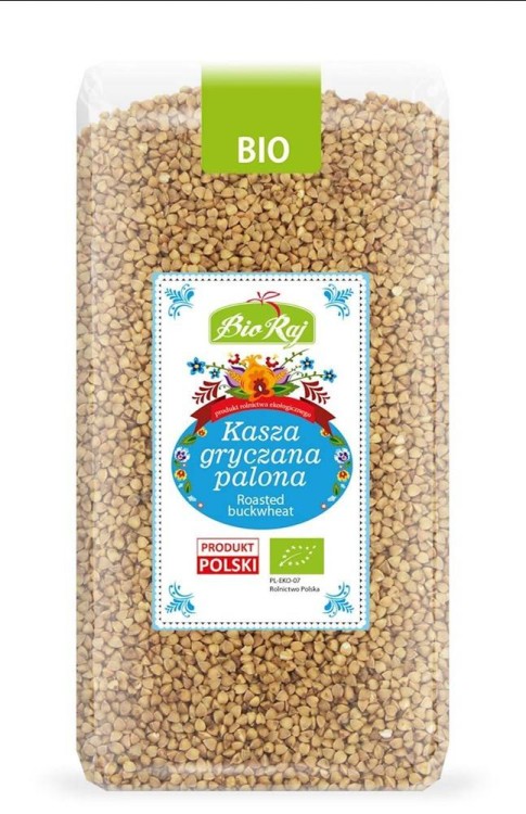 KASZA GRYCZANA PALONA BIO 500 g - BIO RAJ #1