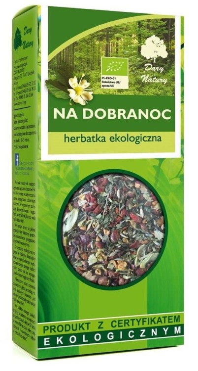 HERBATKA NA DOBRANOC BIO 50 g - DARY NATURY #1