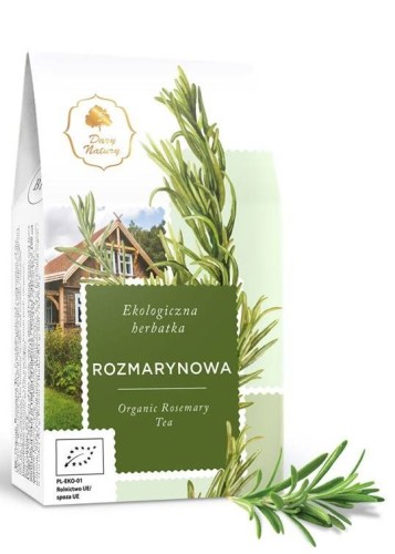 HERBATKA ROZMARYNOWA BIO 80 g - DARY NATURY #1