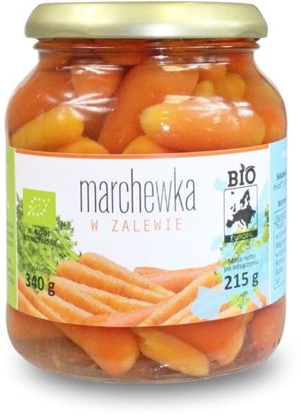 Marchewka w zalewie w słoiku Bio 340g - Bio Europa #1