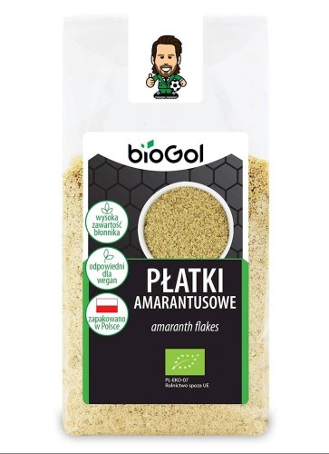 PŁATKI AMARANTUSOWE BIO 300 g - BIOGOL #1