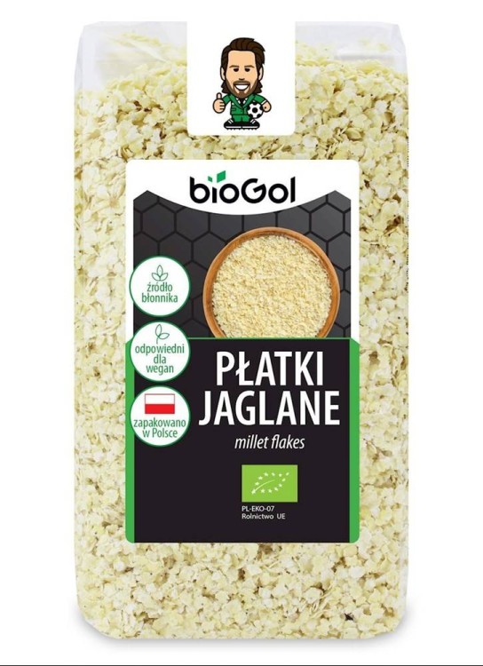 PŁATKI JAGLANE BIO 300 g - BIOGOL #1