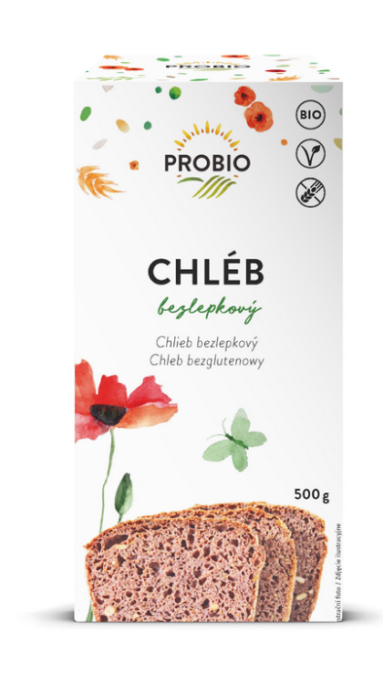 MIESZANKA DO WYPIEKU CHLEBA BEZGLUTENOWA BIO 500 g - PROBIO #1