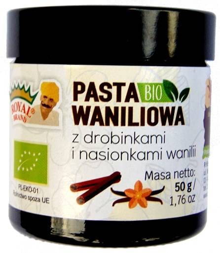 PASTA WANILIOWA BIO 50 g - ROYAL BRAND #1