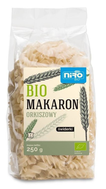 MAKARON (ORKISZOWY) ŚWIDERKI BIO 250 g - NIRO #1