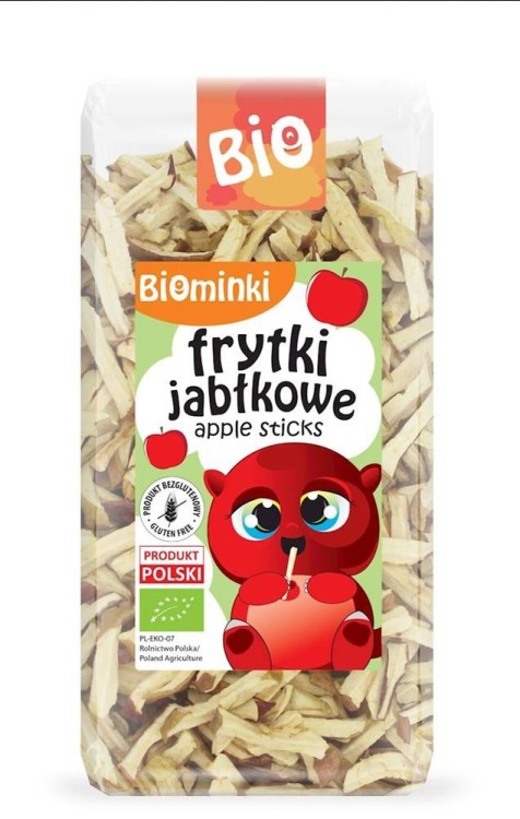 FRYTKI JABŁKOWE BEZGLUTENOWE BIO 50 g - BIOMINKI #1