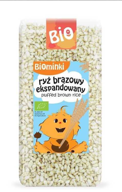 RYŻ BRĄZOWY EKSPANDOWANY BIO 75 g - BIOMINKI #1