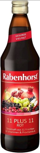 SOK WIELOOWOCOWY (CZERWONY) MULTIWITAMINA 11 PLUS 11 NFC 750 ml - RABENHORST #1